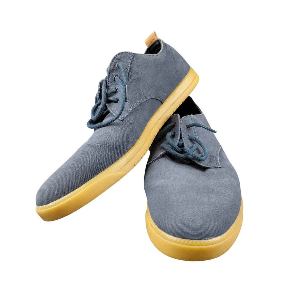 CLAE Ellington Textile Men's Dark Gray‎ Canvas Low Top Lace Up Shoes Size 11.5